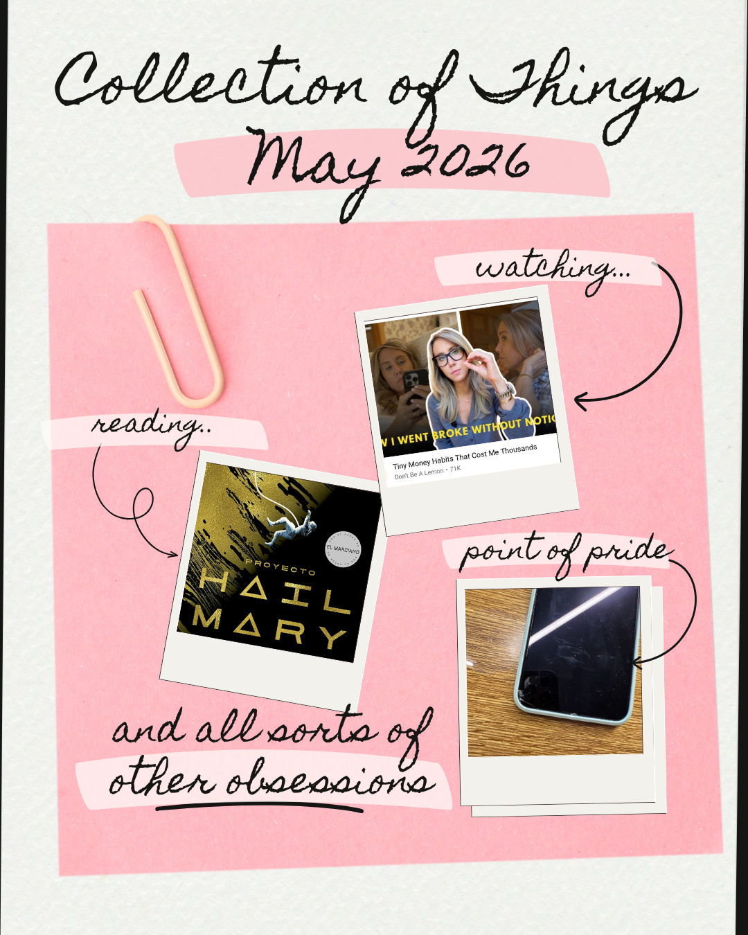 Collection of ‘Things’ from May 2026