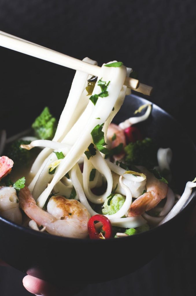 Easily Converted Vegetarian / Vegan Recipe: Miso Noodles & Vegetables