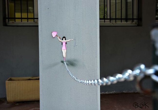 In the world of Save. Spend. Splurge.: Street Artist Oak Oak and badass women