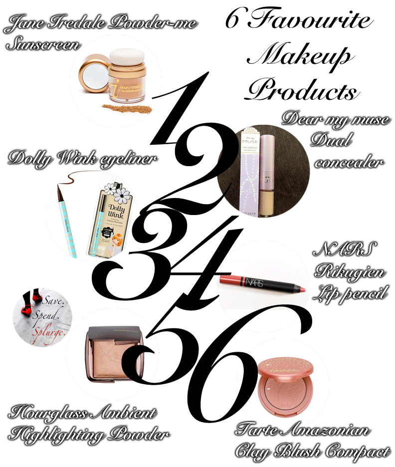 6 Favourite Makeup Products